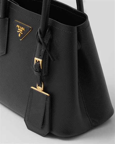 sac prada double bag|prada double saffiano leather bag.